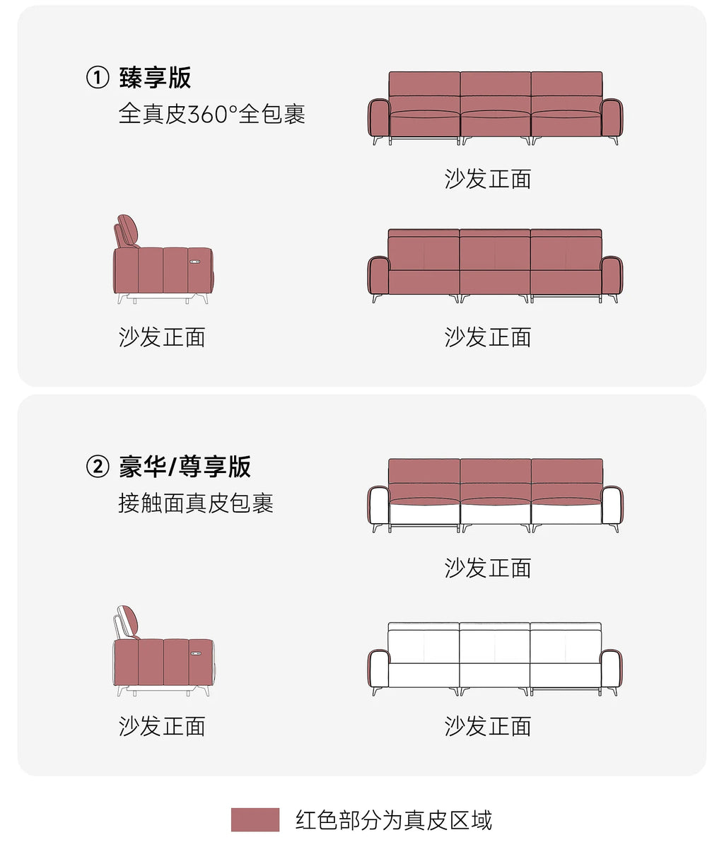Italian Minimalism Puff Sofa Electric Multifunction Living Room Retractable Floor Sofa Recliner Home Furniture Sofa Cama FYRS