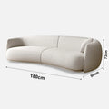 Modern Home Living Room Sofas Minimalist Nordic 2/3/4-Seater Couch for Small Apartment Elegant Soft Lambswool Office Hotel Sofa