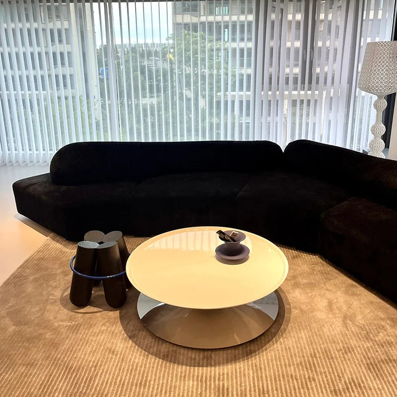 Nordic Italian Living Room Sofas Black Modern Designer Daybed Lounges Sofas Recliner Luxury Wooden Canape Salon Home Furniture