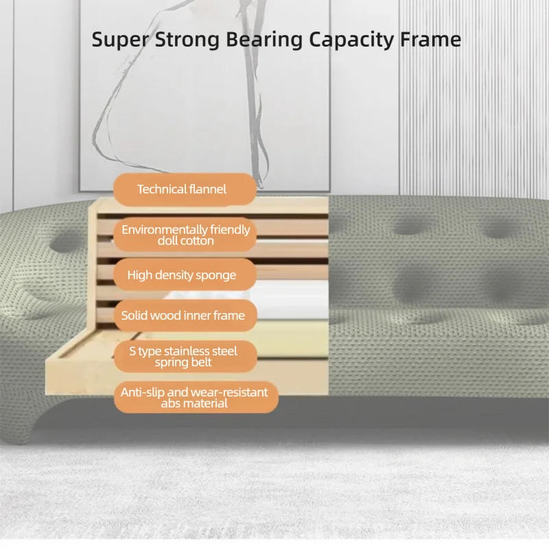 Modern 3D Knitte Fabric Living Room Sofa Comfortable Soft Sponge Seat Sofas Luxury Office Hotel Lounge Couches with Wood Frame