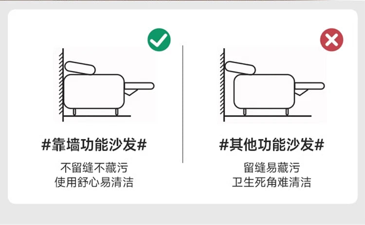 European Style Luxury Electric Reclining Sofas Italian Minimalism Dermis Lazy Futon Sofa Bed Puff Home Furniture Sofa Cama FYRS