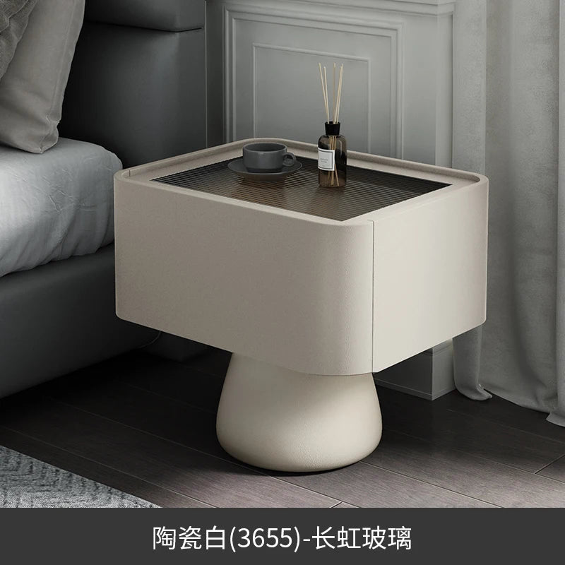 Space Saving Vintage Bedside Table Minimalist Luxury Glamour Nights Table Aesthetic Elegant Mesita De Noche Bedroom Furniture