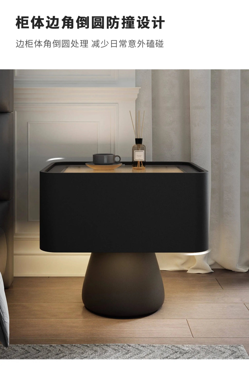 Space Saving Vintage Bedside Table Minimalist Luxury Glamour Nights Table Aesthetic Elegant Mesita De Noche Bedroom Furniture