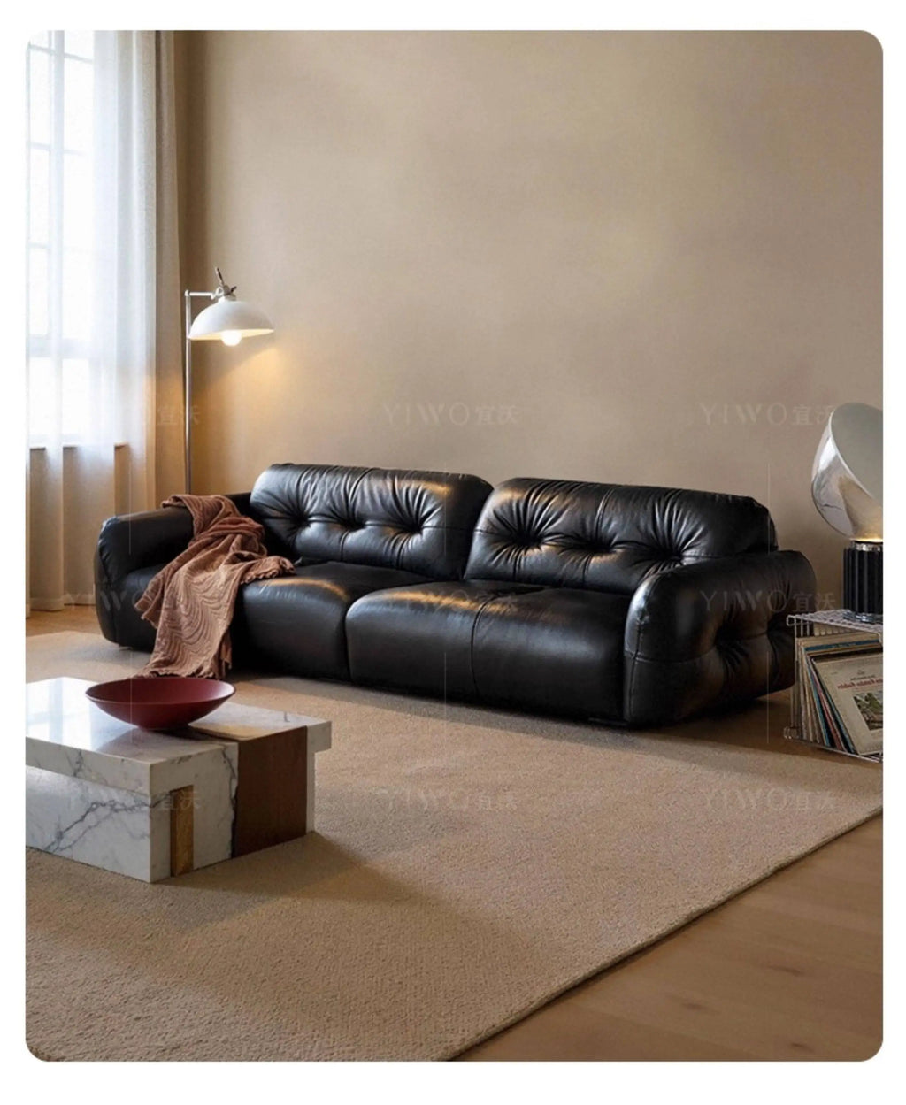 200 220 240 260 280 300 320 340 360 380 400 cm Luxury cowhide genuine leather sofa couch living room sofas Armchair furniture