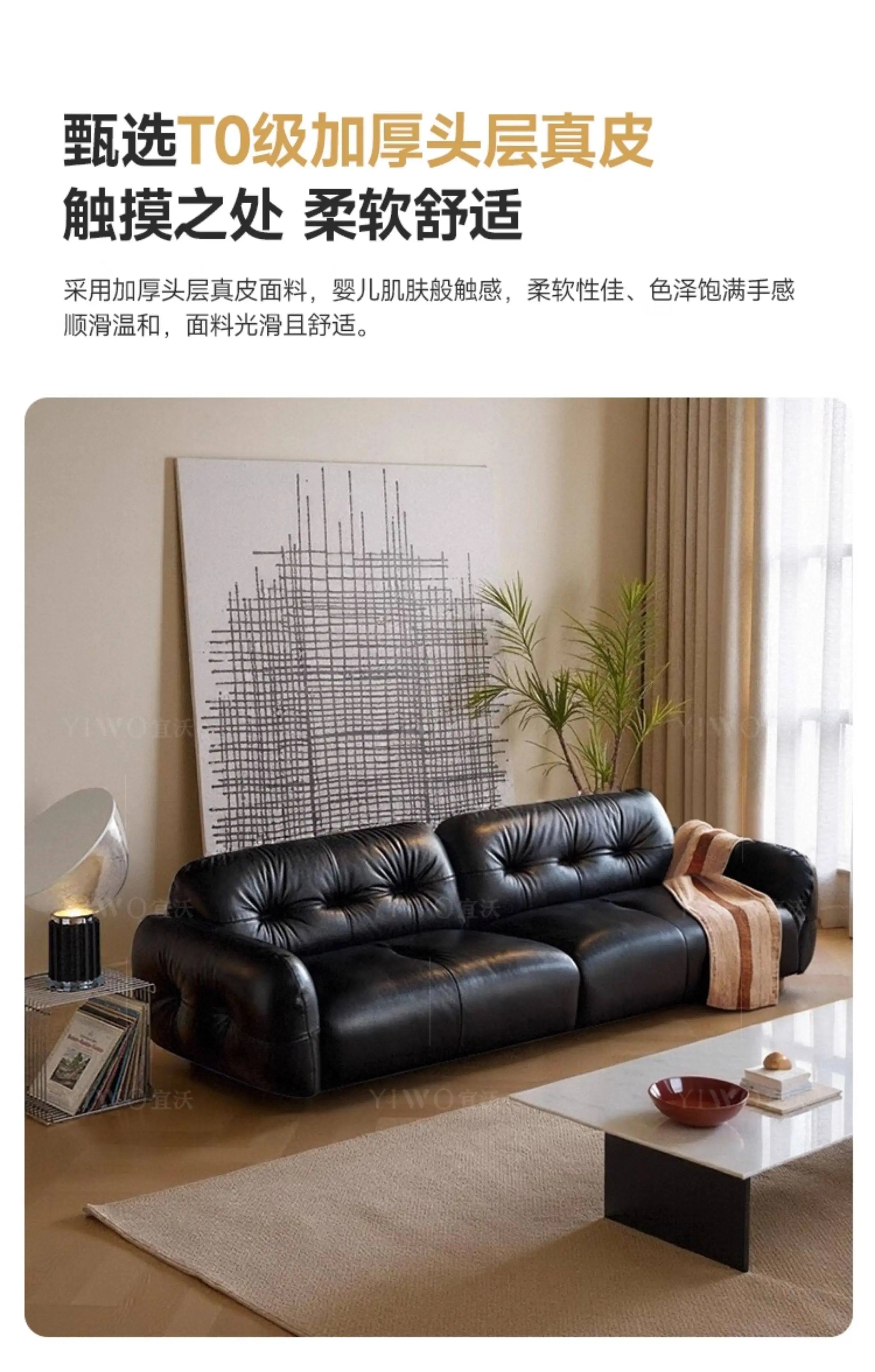 200 220 240 260 280 300 320 340 360 380 400 cm Luxury cowhide genuine leather sofa couch living room sofas Armchair furniture