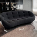 Modern 3D Knitte Fabric Living Room Sofa Comfortable Soft Sponge Seat Sofas Luxury Office Hotel Lounge Couches with Wood Frame