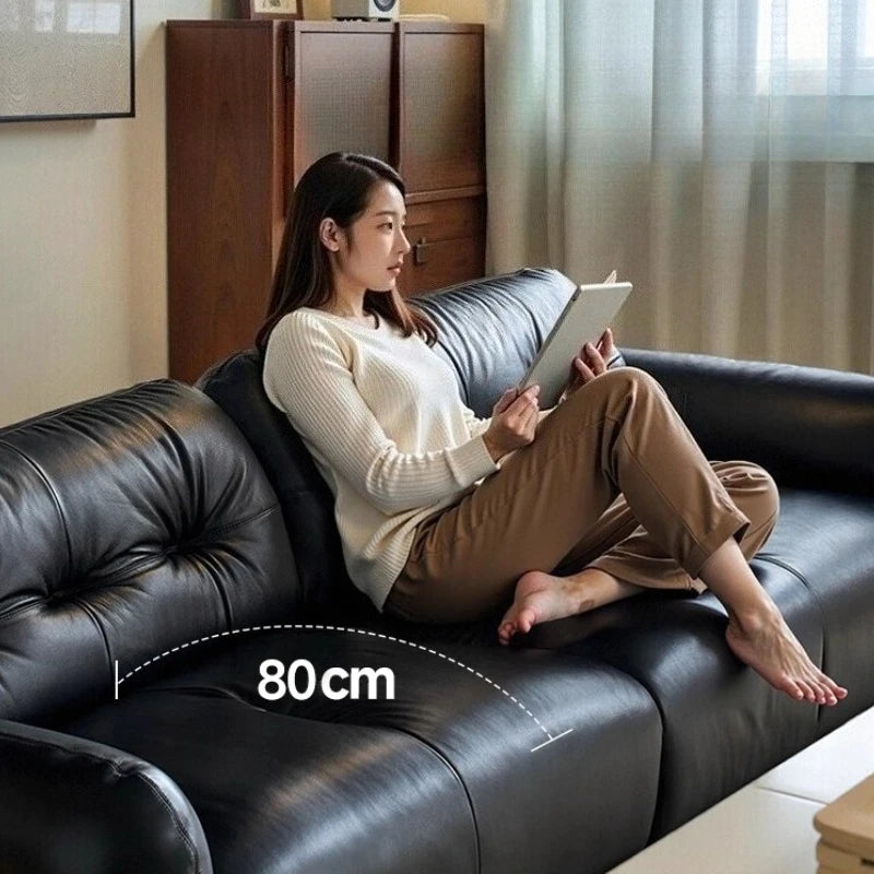 200 220 240 260 280 300 320 340 360 380 400 cm Luxury cowhide genuine leather sofa couch living room sofas Armchair furniture